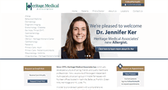 Desktop Screenshot of heritagemedical.com